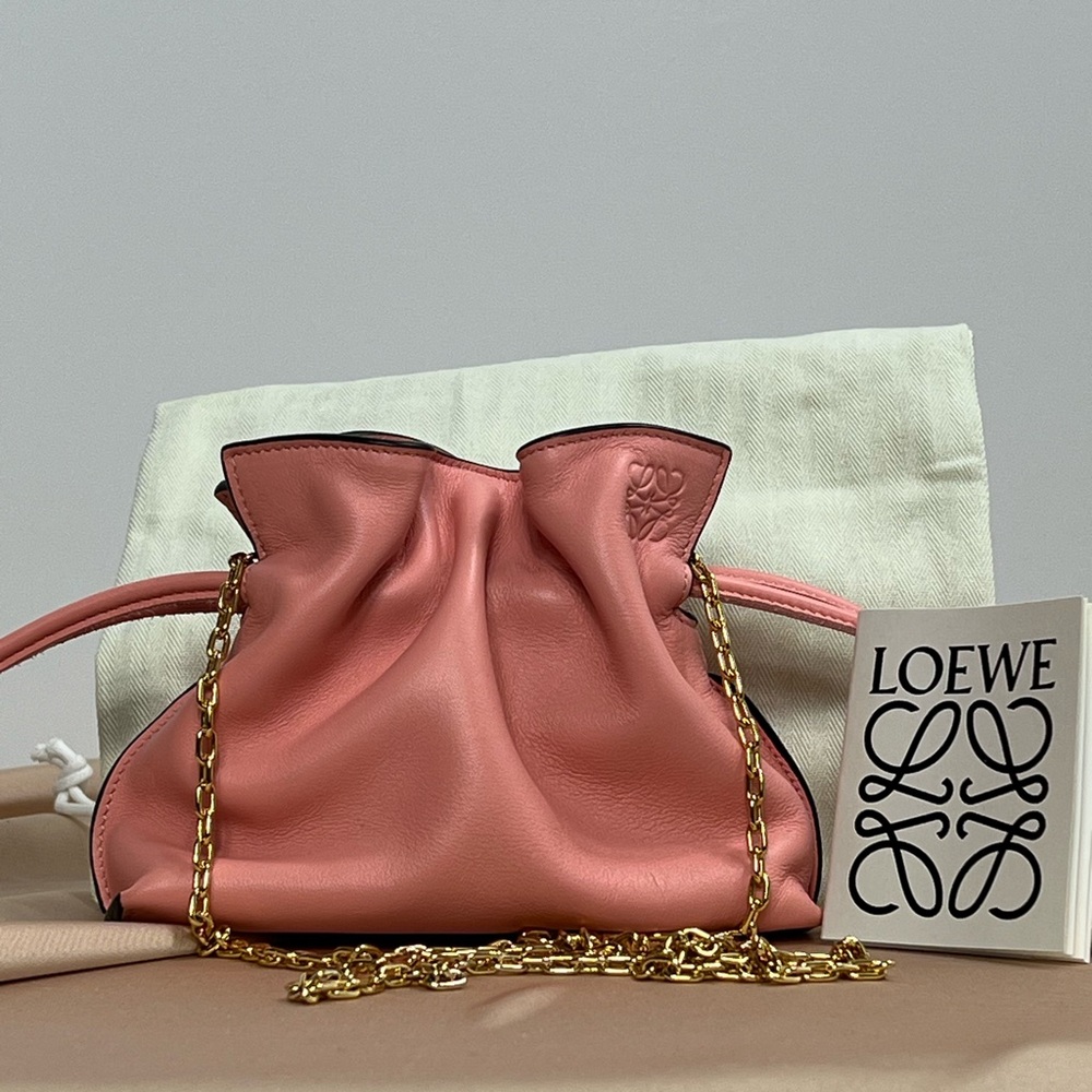 PINK FLAMENCO CLUTCH BAG, NANO SIZE—UNUSED CONDITION—NOT AVAILABLE IN STORES - Picture 12 of 14